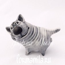 Форма силіконова "Кіт з хозяйством"